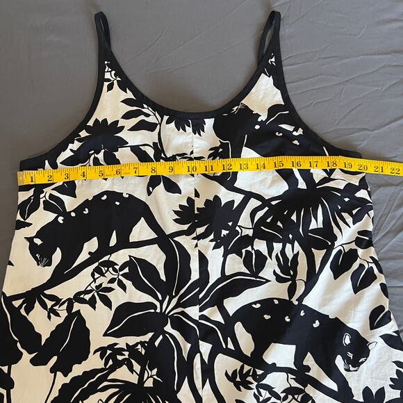 Maeve Chrysanthemum Floral Animal Print Wide Leg Jumpsuit Size L - Picture 12 of 16